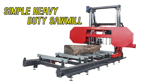 Diesel Engine Horizontal Wood Band Saw