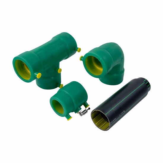 Double Layer HDPE Electrofusion Fittings for Oil Pipe System